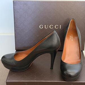 Black Gucci Pumps size 36(6) in box